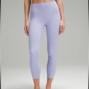 NWOT Lululemon high rise align leggings in lilac color